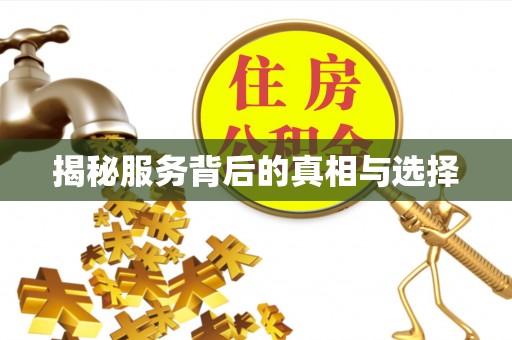 襄城揭秘服务背后的真相与选择